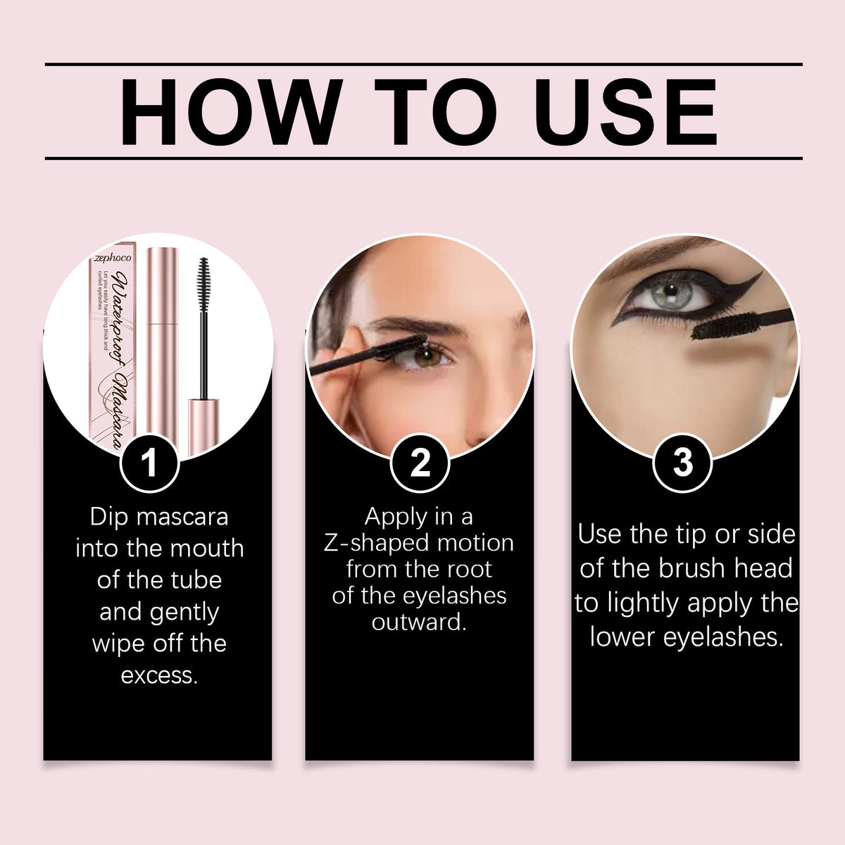 Brown Curl Mascara for Waterproof Natural Lash Definition