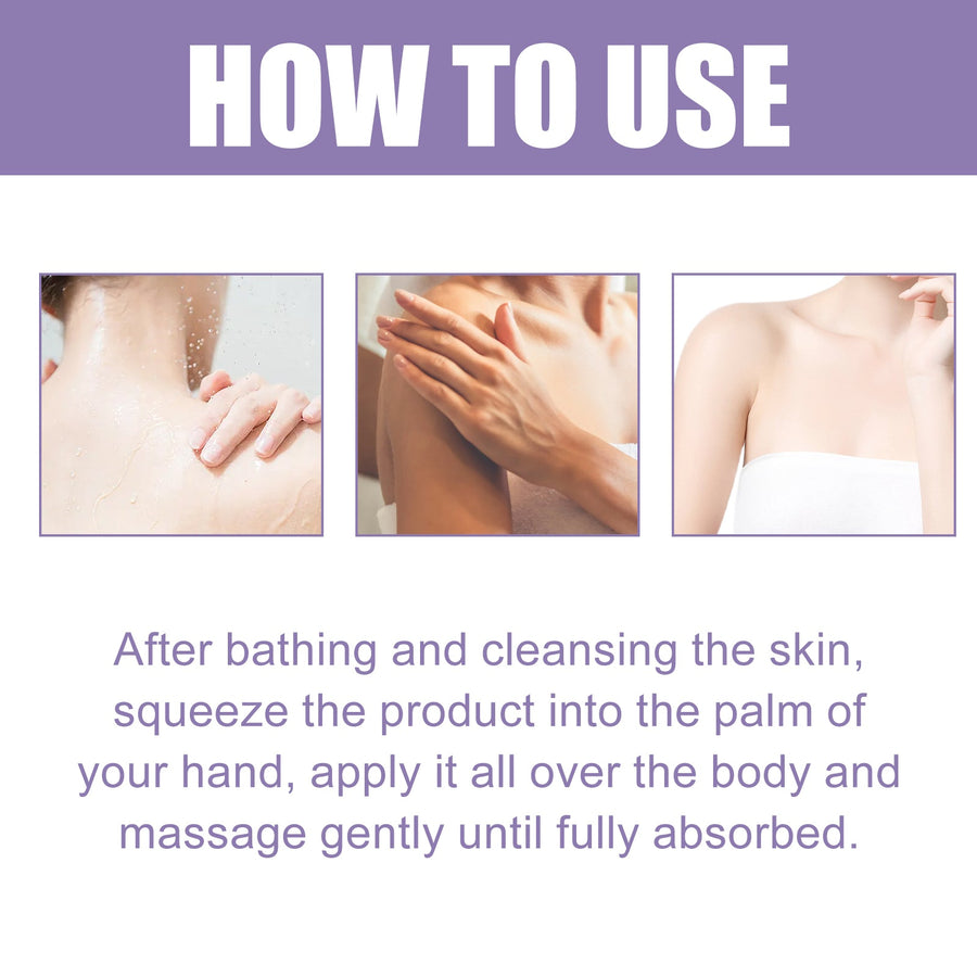 Lavender Body Lotion for Dry, Rough Skin, 100ml Bottle