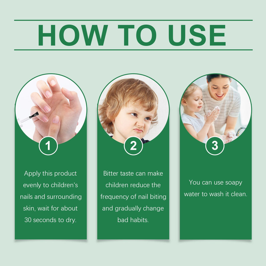 Children's Nail Biting Deterrent With Plant-Based Care