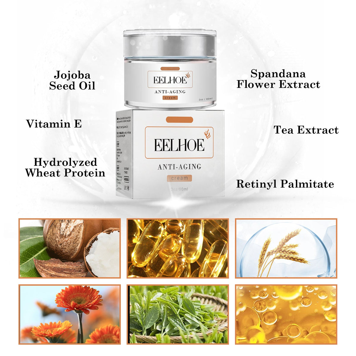 Anti-Aging Face Cream for Wrinkles, Firmness & Glow