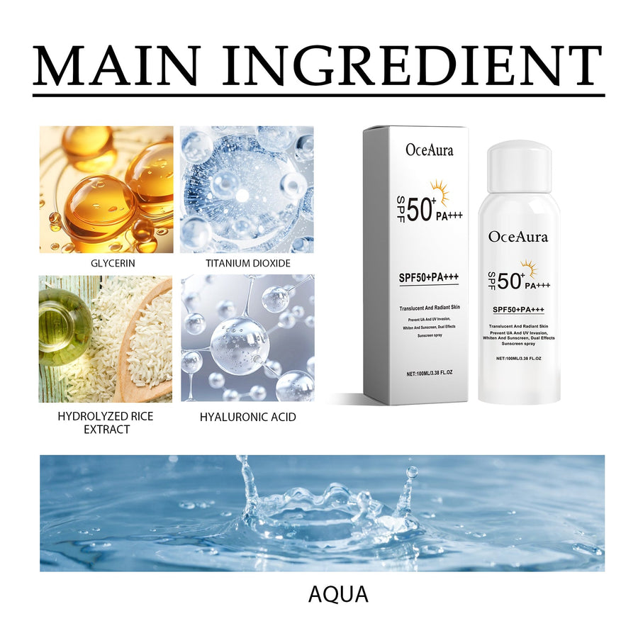 Sunscreen Spray SPF 50+ PA+++ Dual Whitening Mist