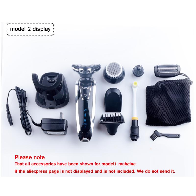 7-in-1 Electric Shaver — Precision Beard, Nose & Hair Trimming
