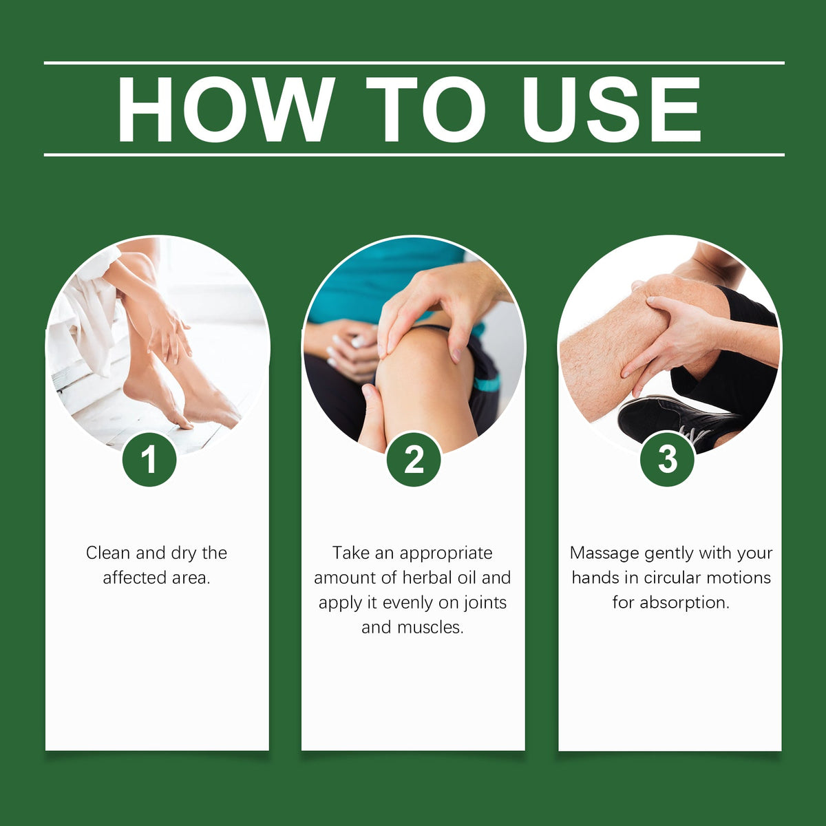 Herbal Joint Massage Oil for Stiffness & Mobility