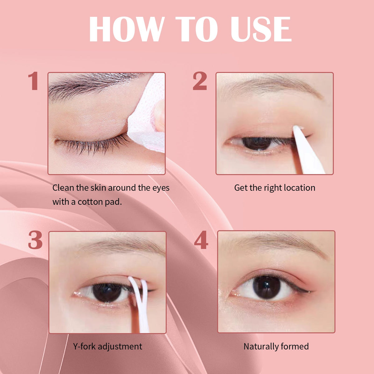 Double Eyelid Tape for a Natural, Invisible Eye Look