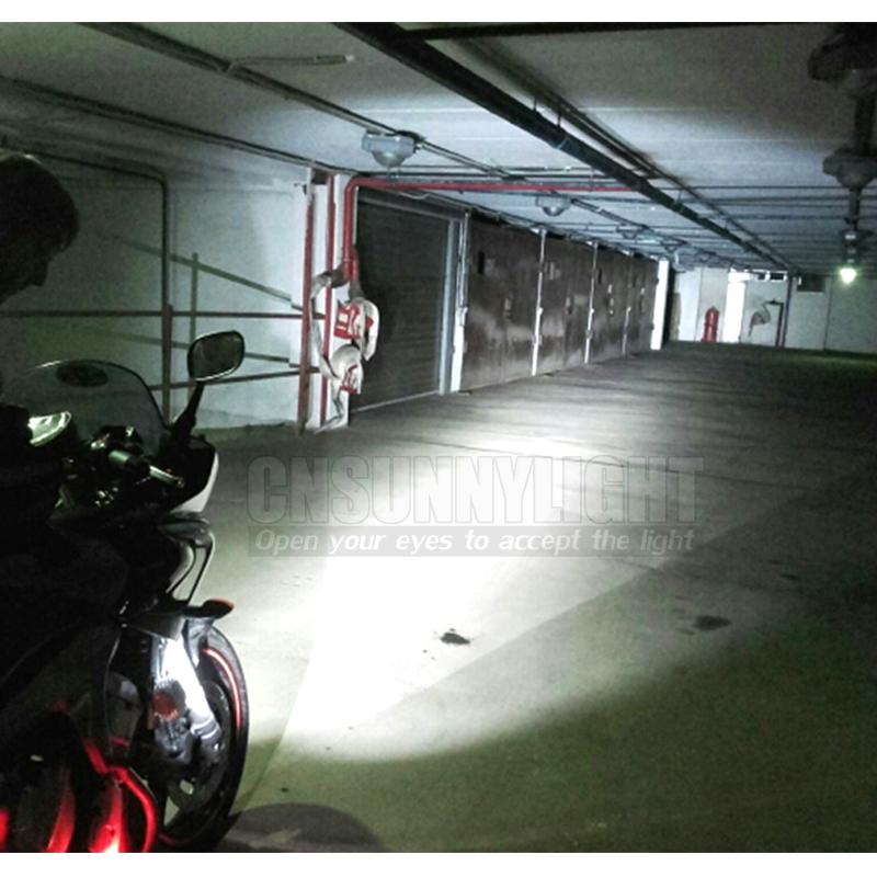 Motorcycle LED Headlight Spotlight — 2,700 Lumens