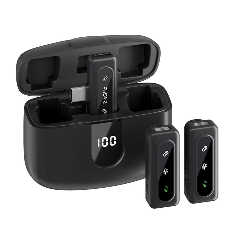 Wireless Lavalier Mic System — Pro Audio with Intelligent