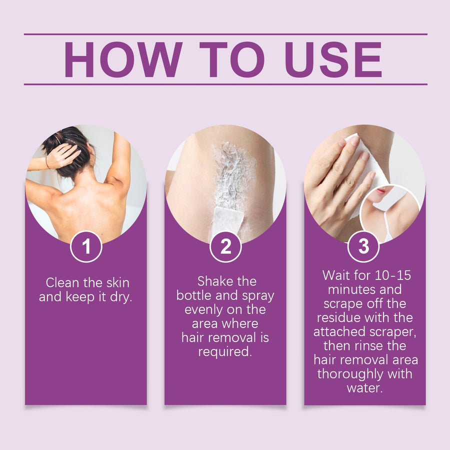 Hair Removal Spray for Smooth, Hair-Free-Looking Skin