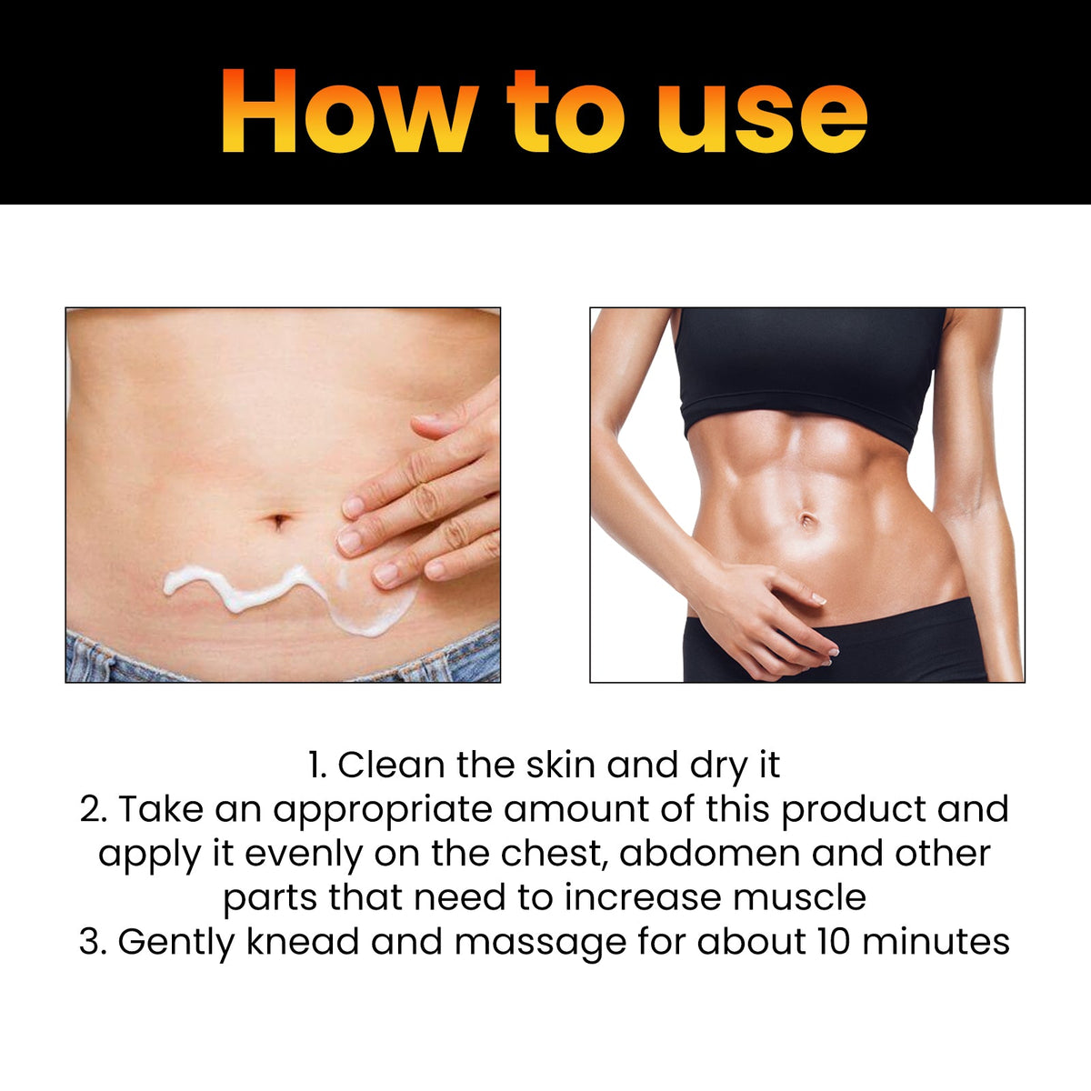 Body Sculpting Cream — Burn Fat, Firm Muscles, Recover Faster