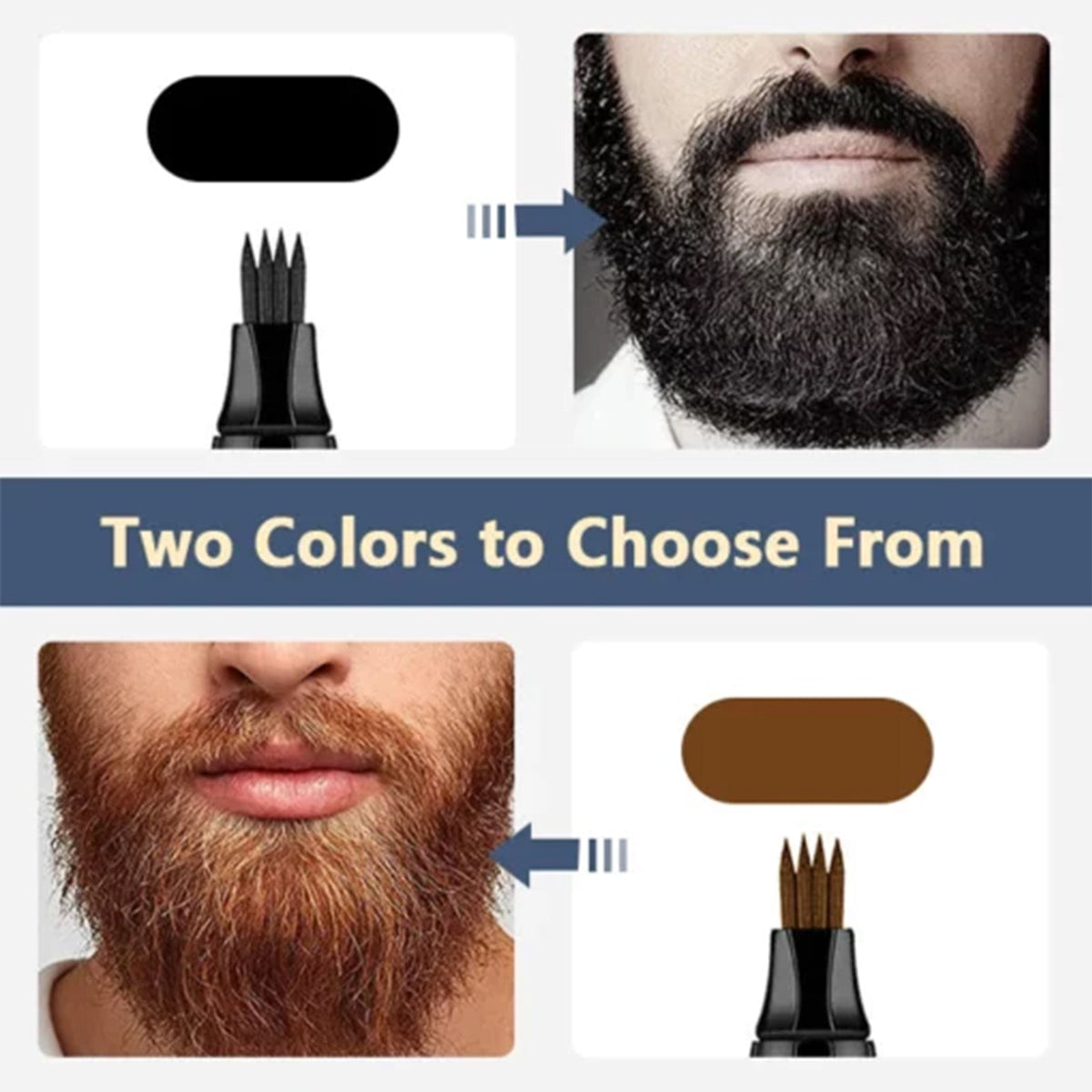 Beard Filler Pen — Instantly Fuller, Waterproof Shape