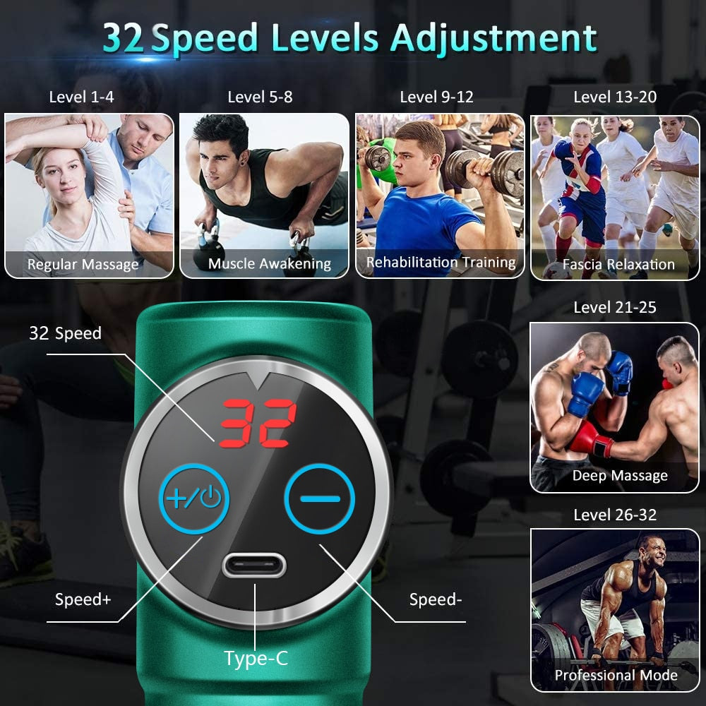 Portable Massage Gun — Deep Muscle Recovery Anywhere
