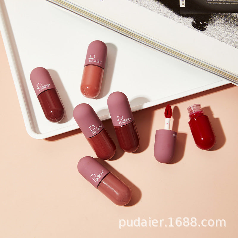 Mini Capsule Lip Glaze Set: 18 Matte Velvet Shades