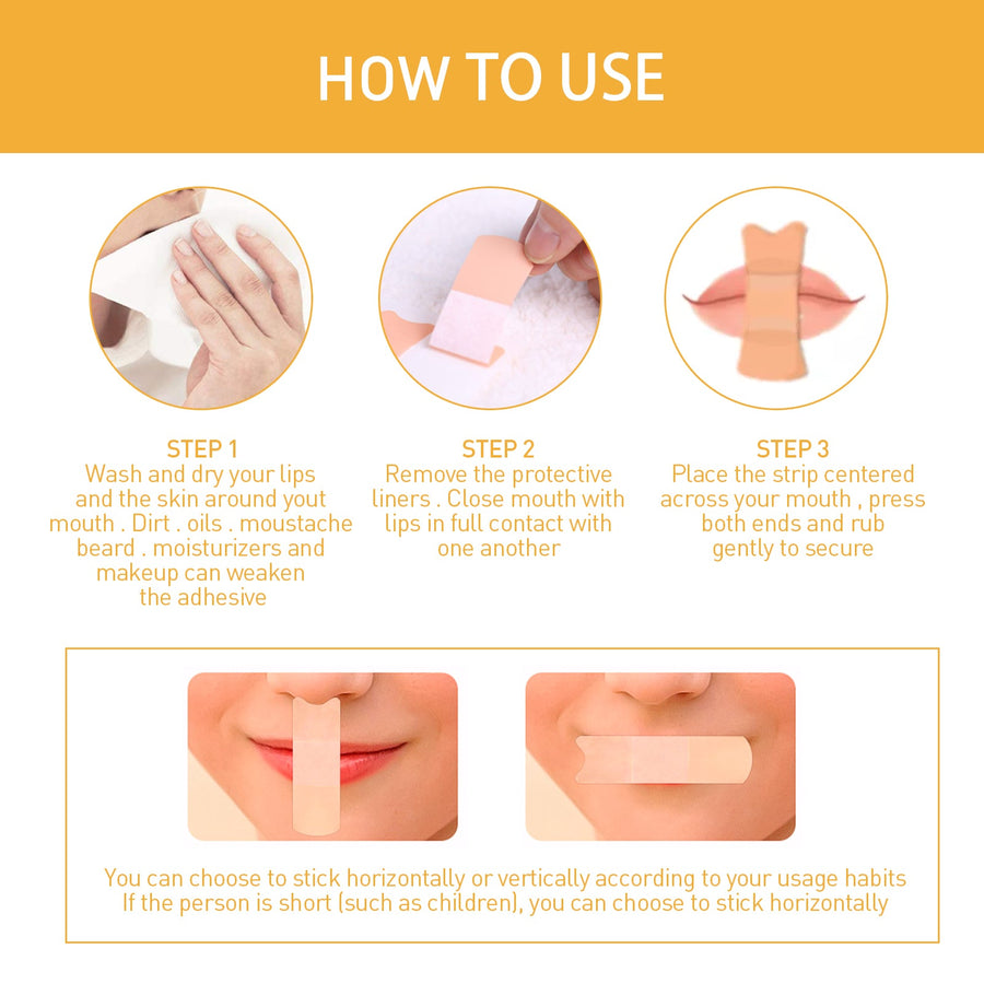 Anti‑Snoring Mouth Tape – Drug‑Free Snore Strips for Quiet Sleep