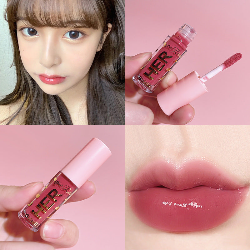 Glazed Mirror Water Lip Gloss for Juicy Glass Shine