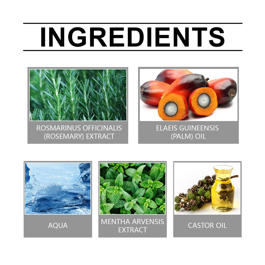 Rosemary Hair Growth Oil for Dry, Fragile Hair Care
