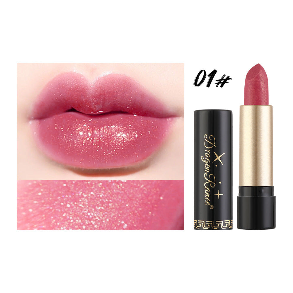 Pearlescent Shimmer Lipstick for Sparkling, Glossy Lips