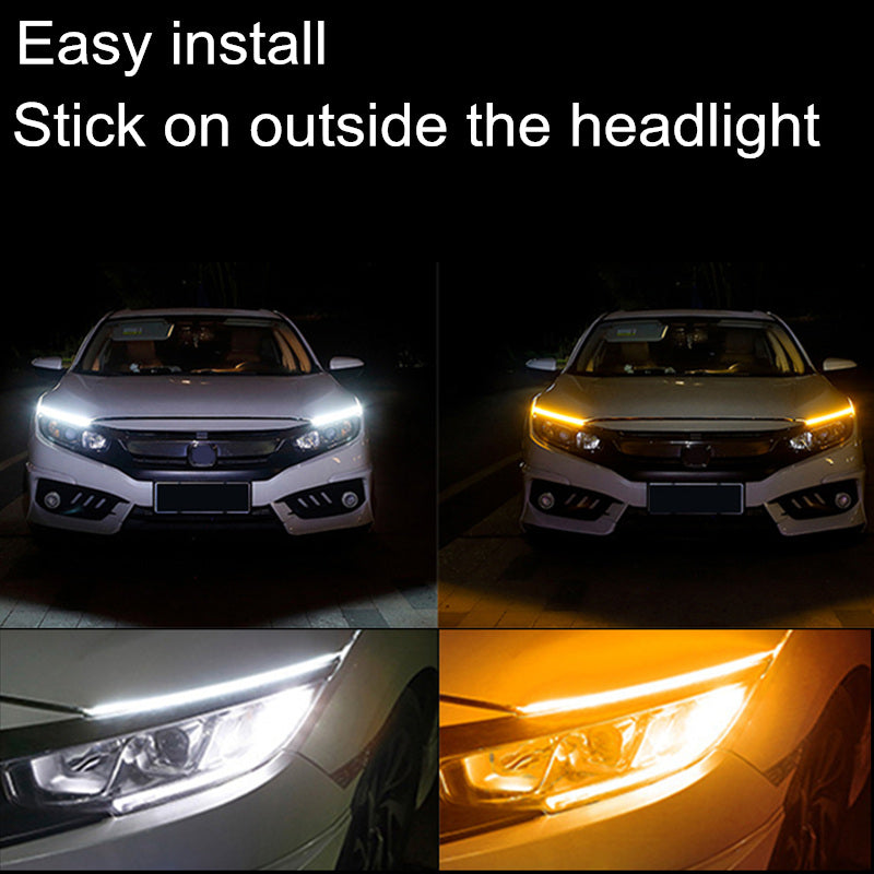 60cm Amber Sequential LED DRL Strip — Non-Destructive