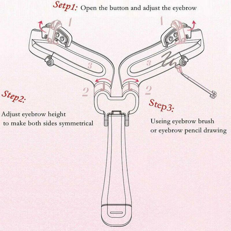 Adjustable Eyebrow Shaper — Perfectly Symmetrical Brows