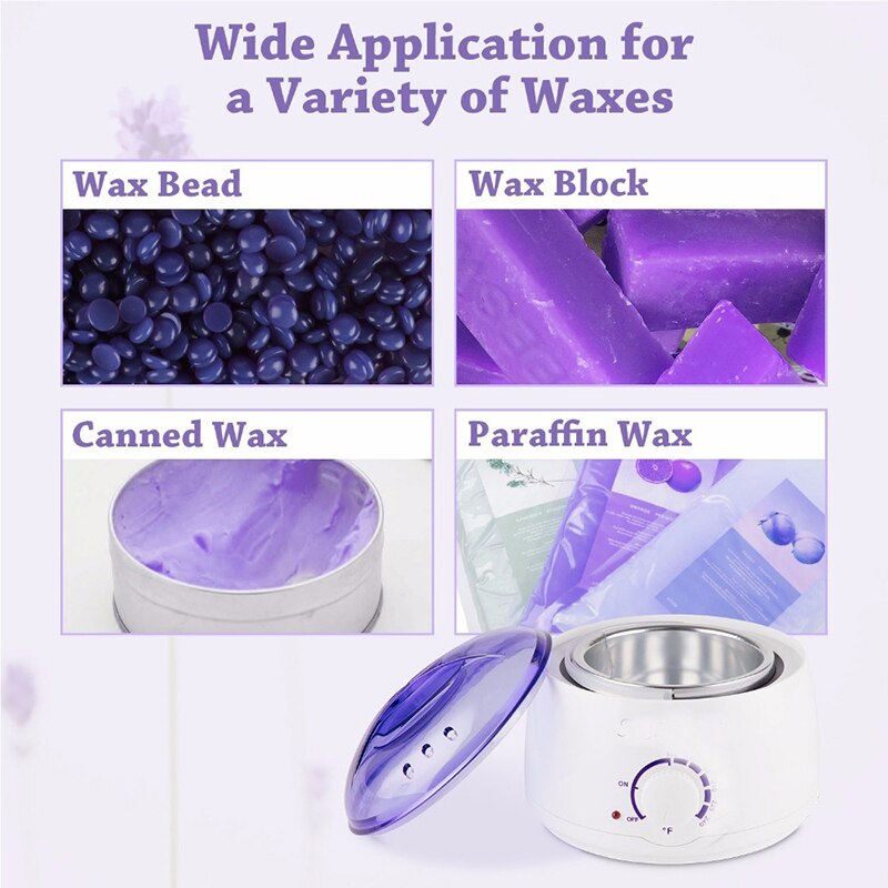 Hard Wax Warmer Kit with Temperature Control — Smooth Skin