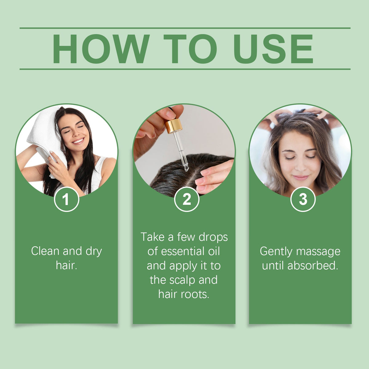 Rosemary Hair Oil for Dry, Damaged Hair & Glossy Shine