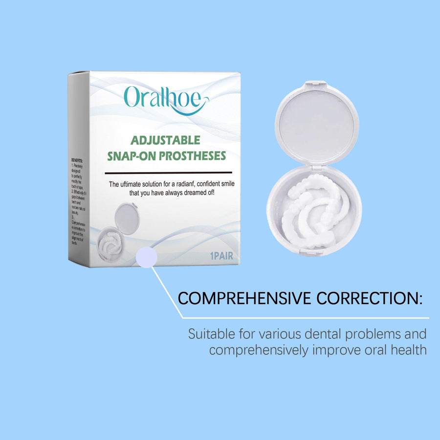 Snap-On Prosthesis — Instantly Conceal Gaps & Imperfections