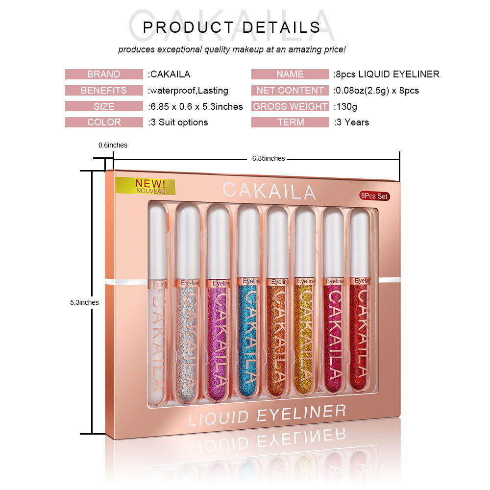 Colorful Liquid Eyeliner Set for Graphic Eye Looks