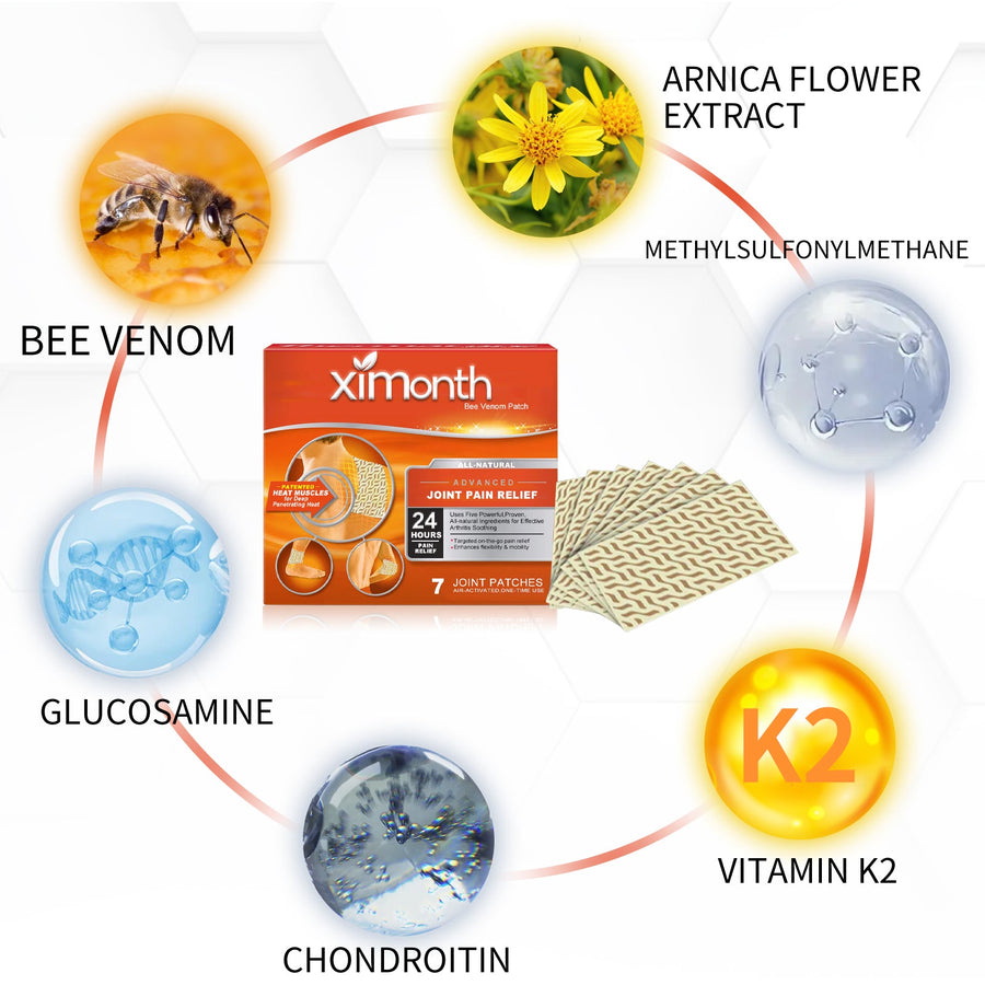 Bee Venom Joint Pain Relief Patches — 24-Hour Natural Relief