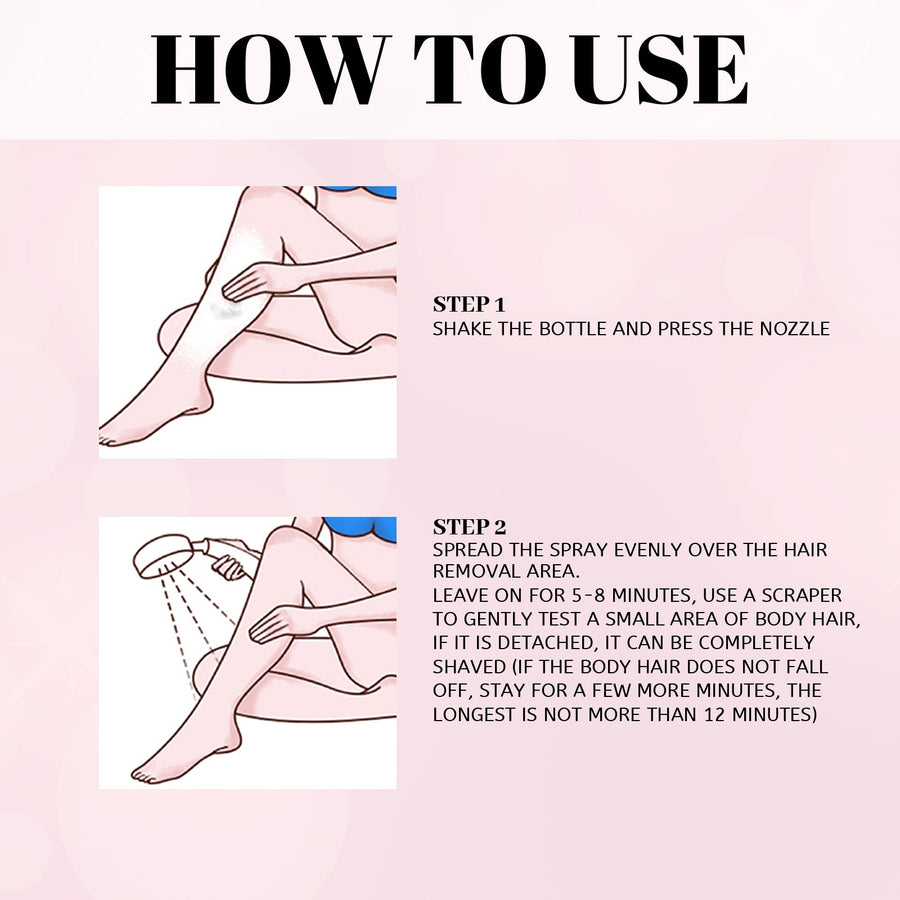 EELHOE Honey Mousse Hair Removal Spray — Painless, Smooth Skin