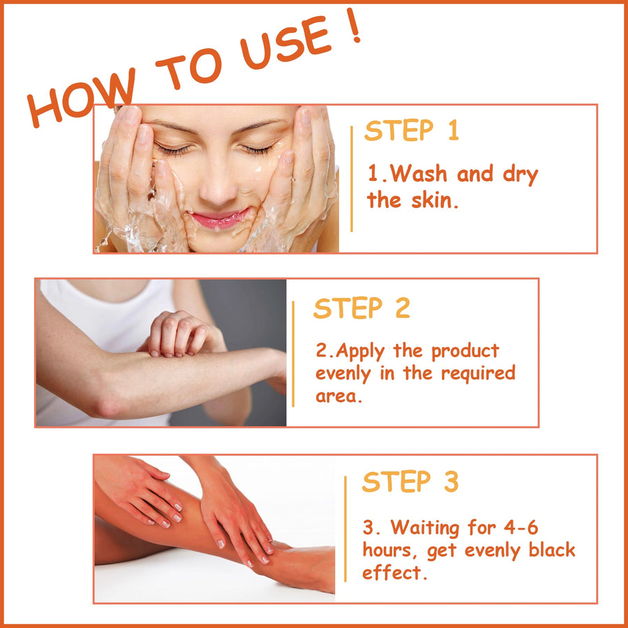 Carrot Self-Tanning Gel for Natural Non-Greasy Summer Tan