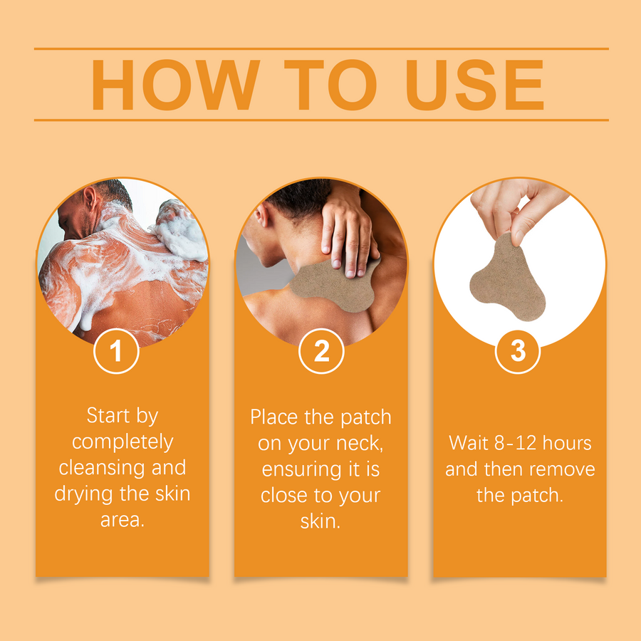 Bee Venom Patch — Long-Lasting Neck & Shoulder Relief, 12 Pk