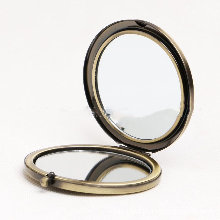 Pocket Mirror Compact — Dual-Sided Makeup Mirror for On-the-Go