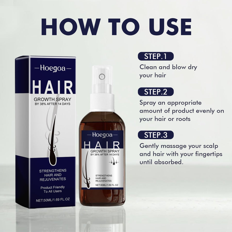 Hair Growth Spray for Fuller, Glossy-Looking Hair Care