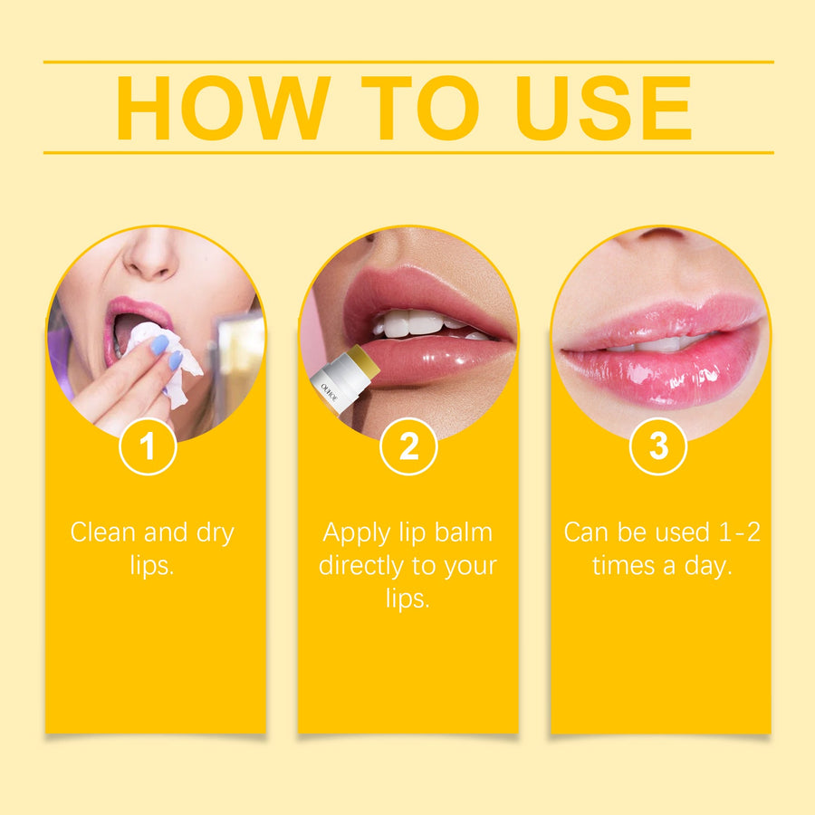 Lemon and Ginger Lip Balm Moisturize and Moisturize with Lem