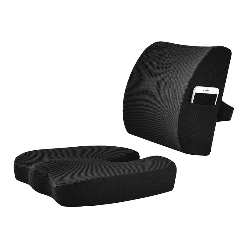 Gel Seat Cushion Set — Cool Ergonomic Support for Car & Office