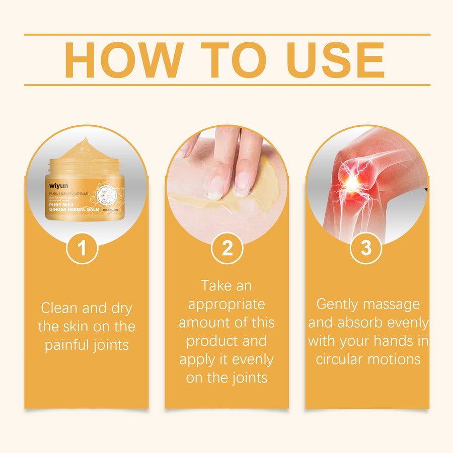 Ginger Joint & Muscle Relief Cream — Fast‑Acting Herbal