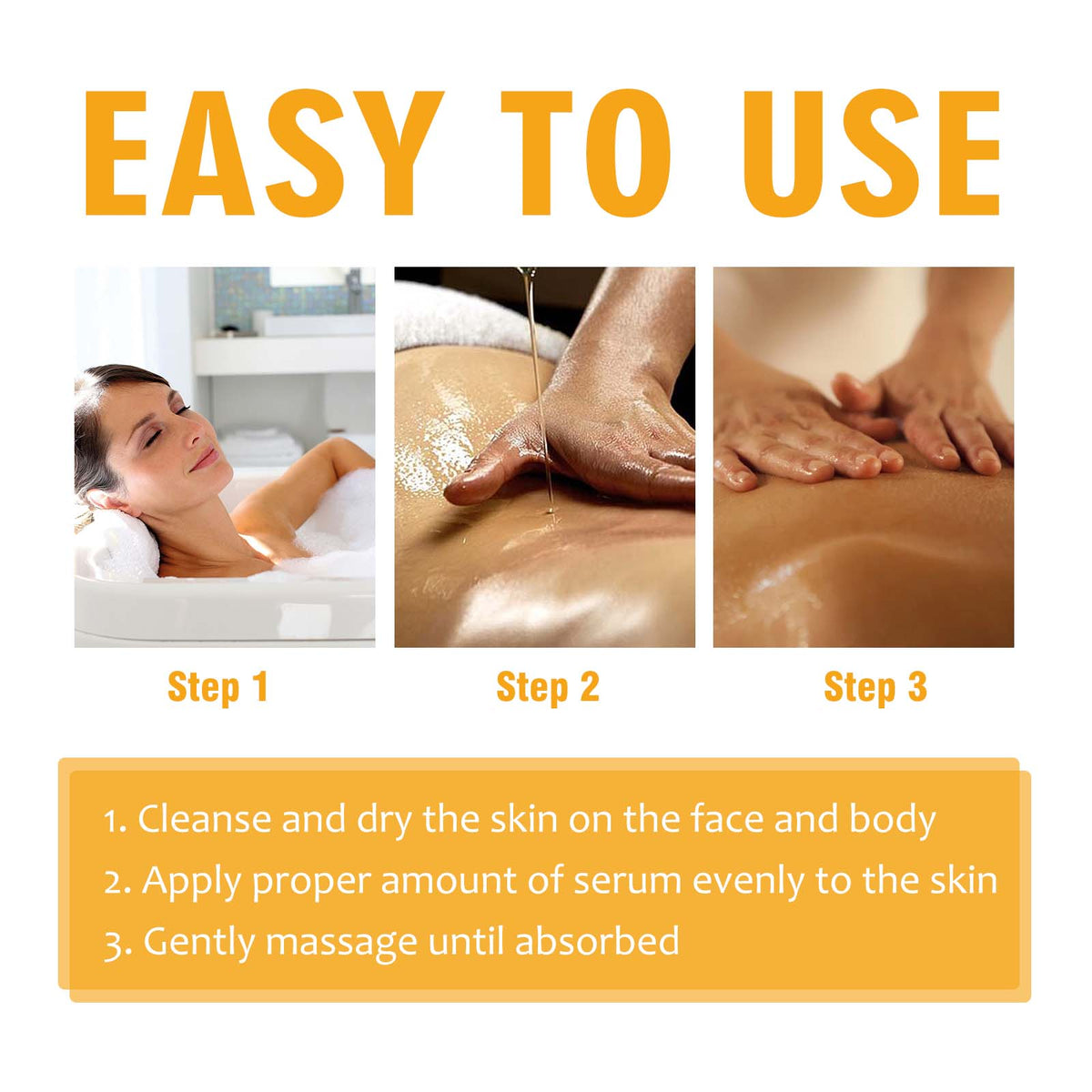 Ouhoe Fruit Acid Facial Body Essence Series, Moisturizing, M