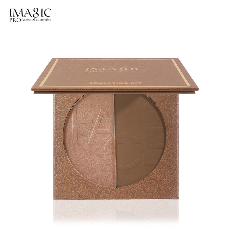 Two-Tone Contour Powder Compact for Sculpted Features