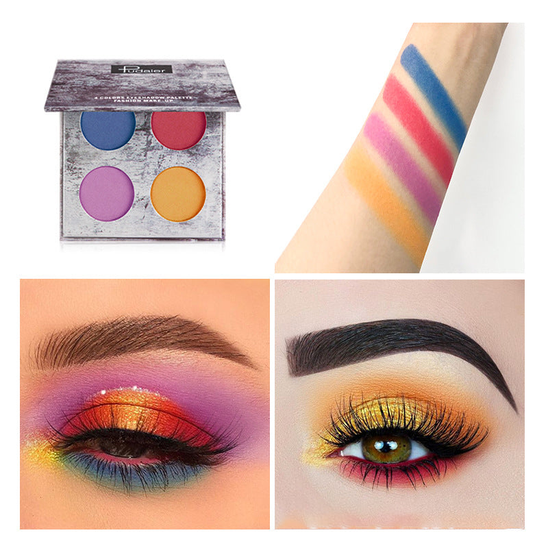 Four-Color Eyeshadow Palette for Bold, Easy Looks