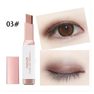 Dual-Tone Eyeshadow Stick for Fast Dimensional Looks
