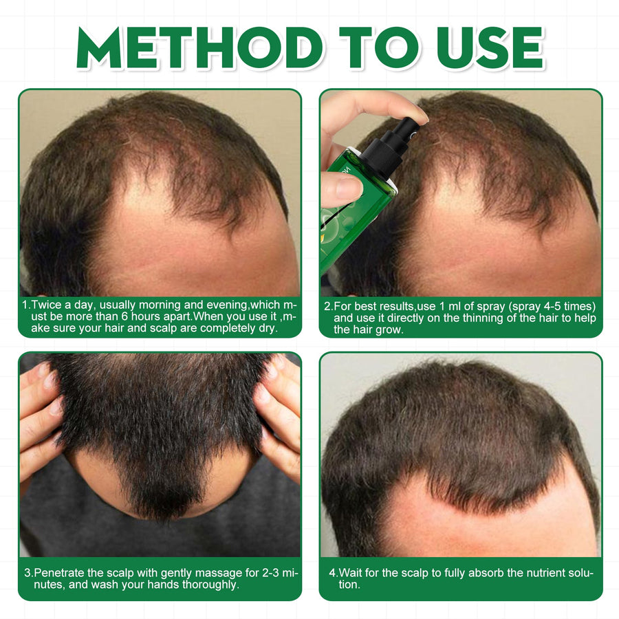 Men's Hair Serum for a Thicker-Looking Hairline