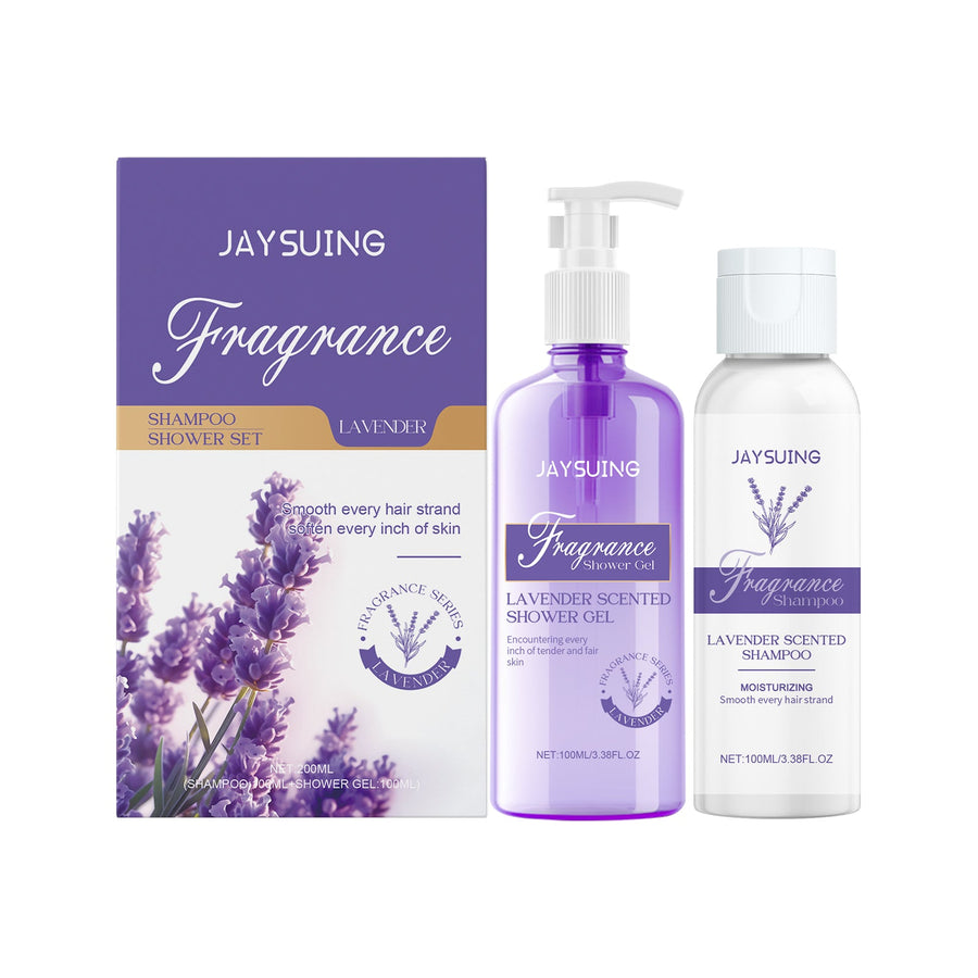Lavender Shampoo & Shower Set — Gentle Daily Cleanse