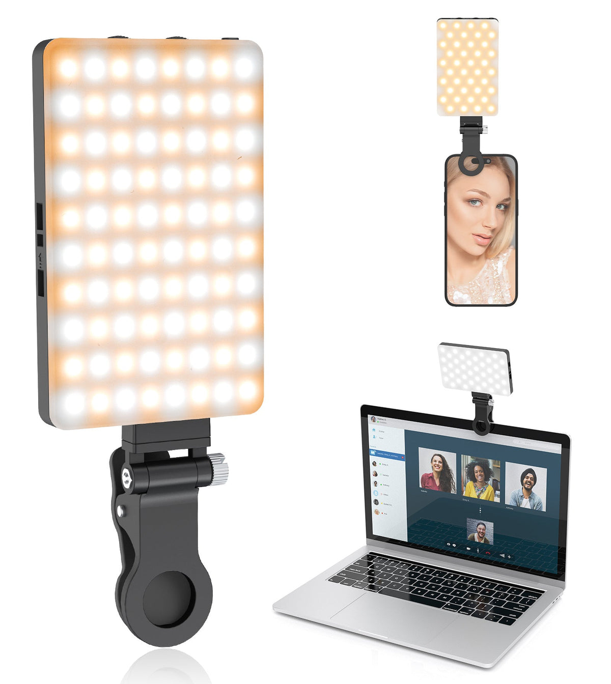 Portable Fill Light — Flicker-Free LED Selfie Light