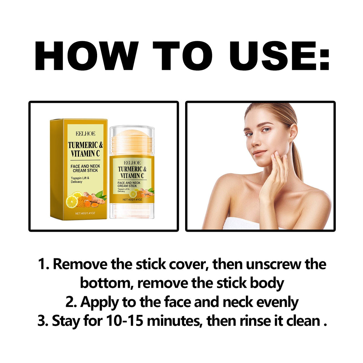 Neck Firming Cream Stick — Lifts & Reduces Neck Lines