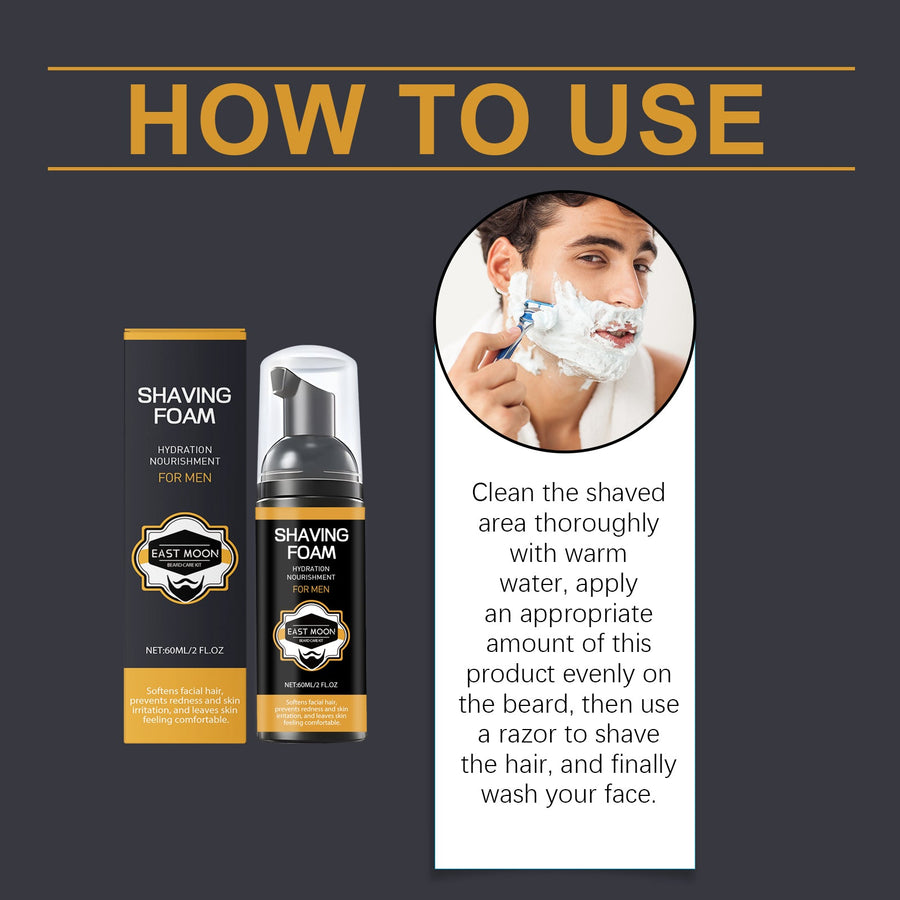 Shaving Foam — Hydrates, Softens, & Soothes Skin