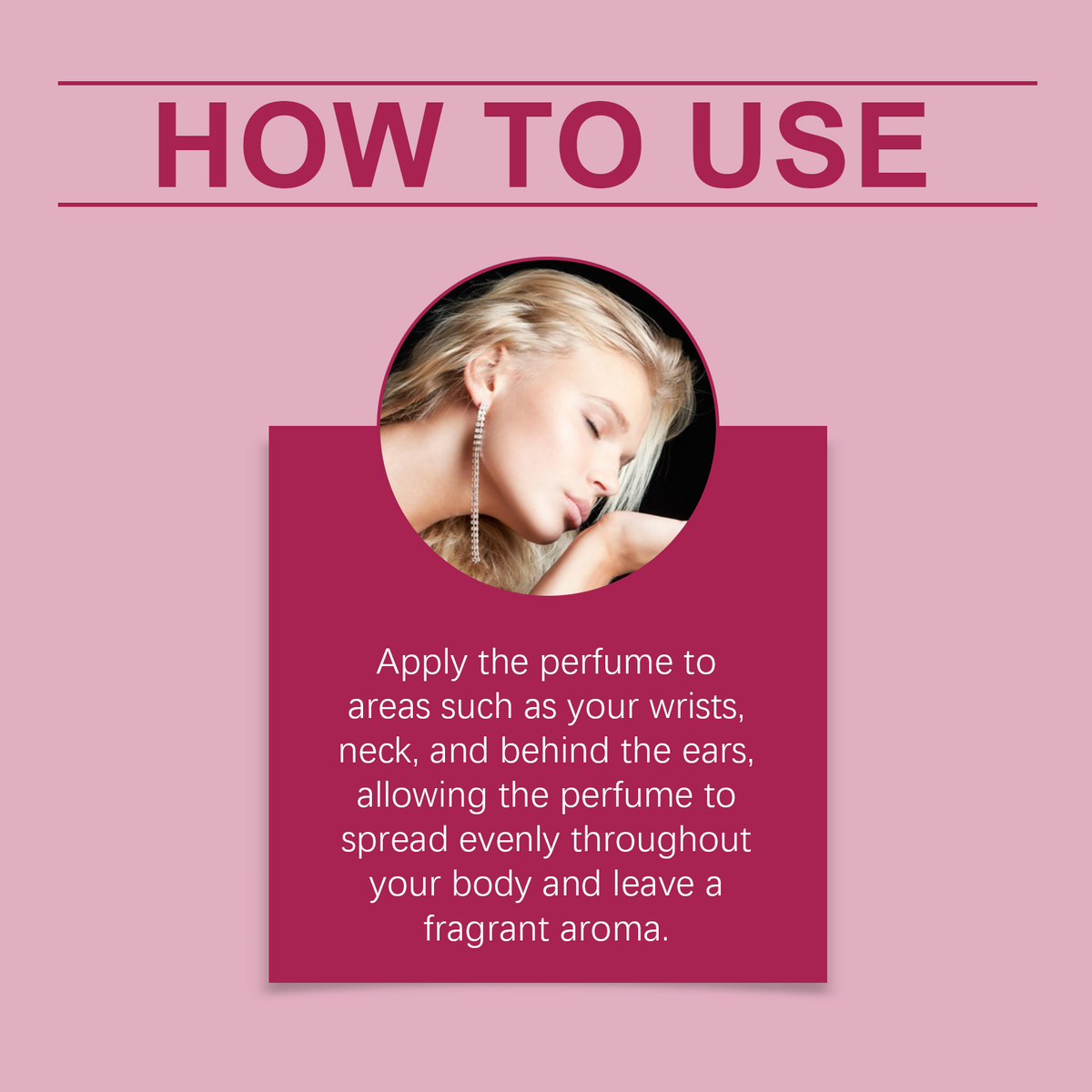 Women's Roll-On Perfume Oil for Fresh Rose Touch-Ups