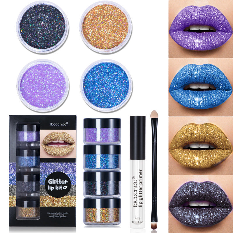 Glitter Lip Gloss Set for 8-Hour Multidimensional Sparkle