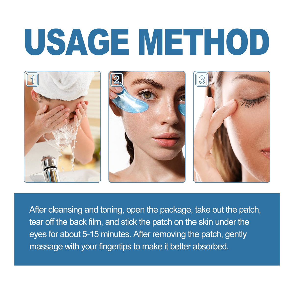 Marine Collagen Eye Gel Patches for Dark Circles & Puffiness