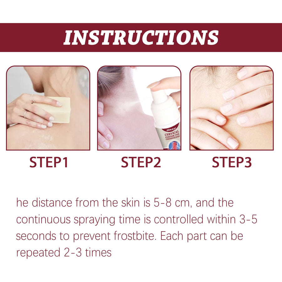 Cervical Pain Relief Spray — Fast Neck Stiffness & Numbness