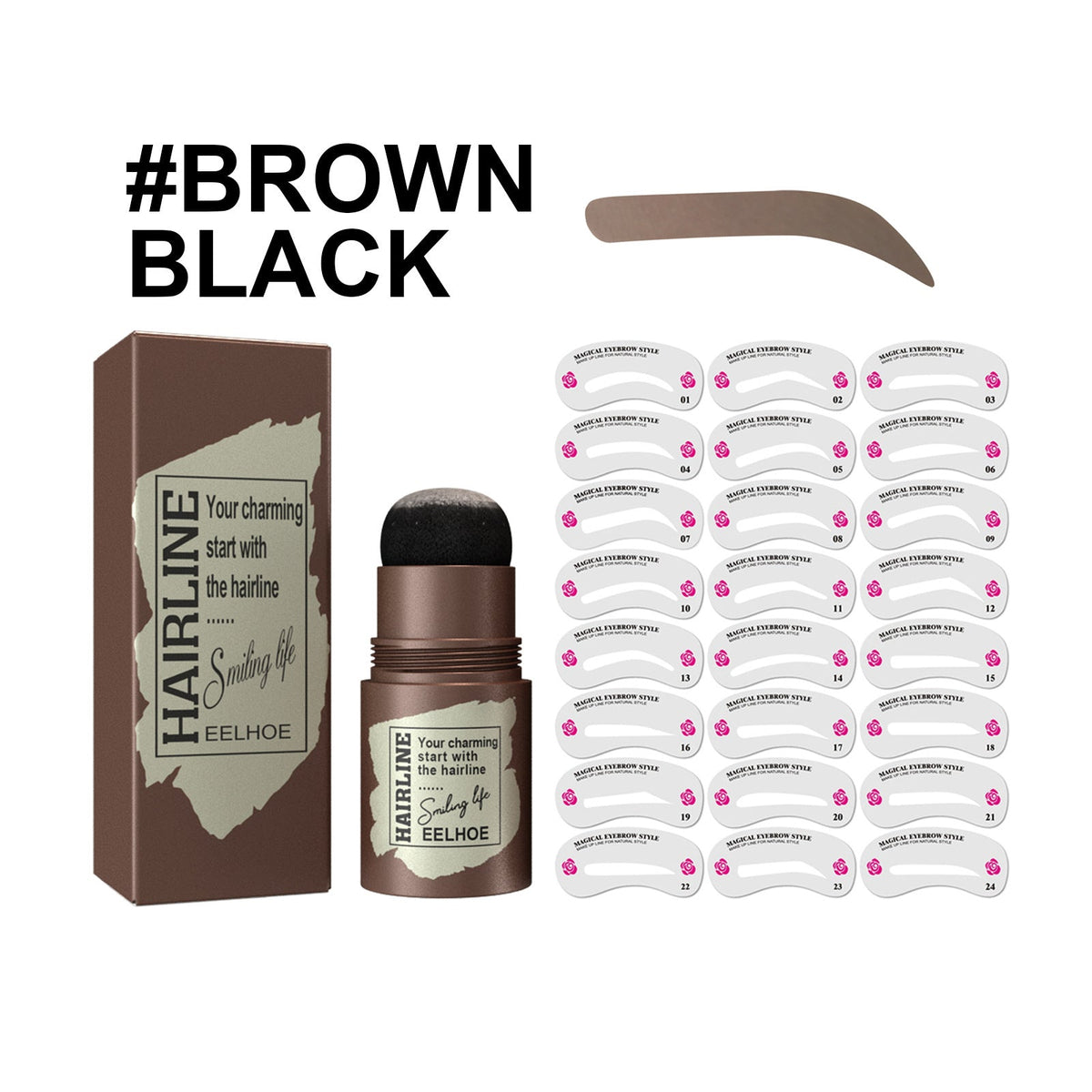 Eyebrow Stamp Kit for Fast, Defined, Waterproof Brows