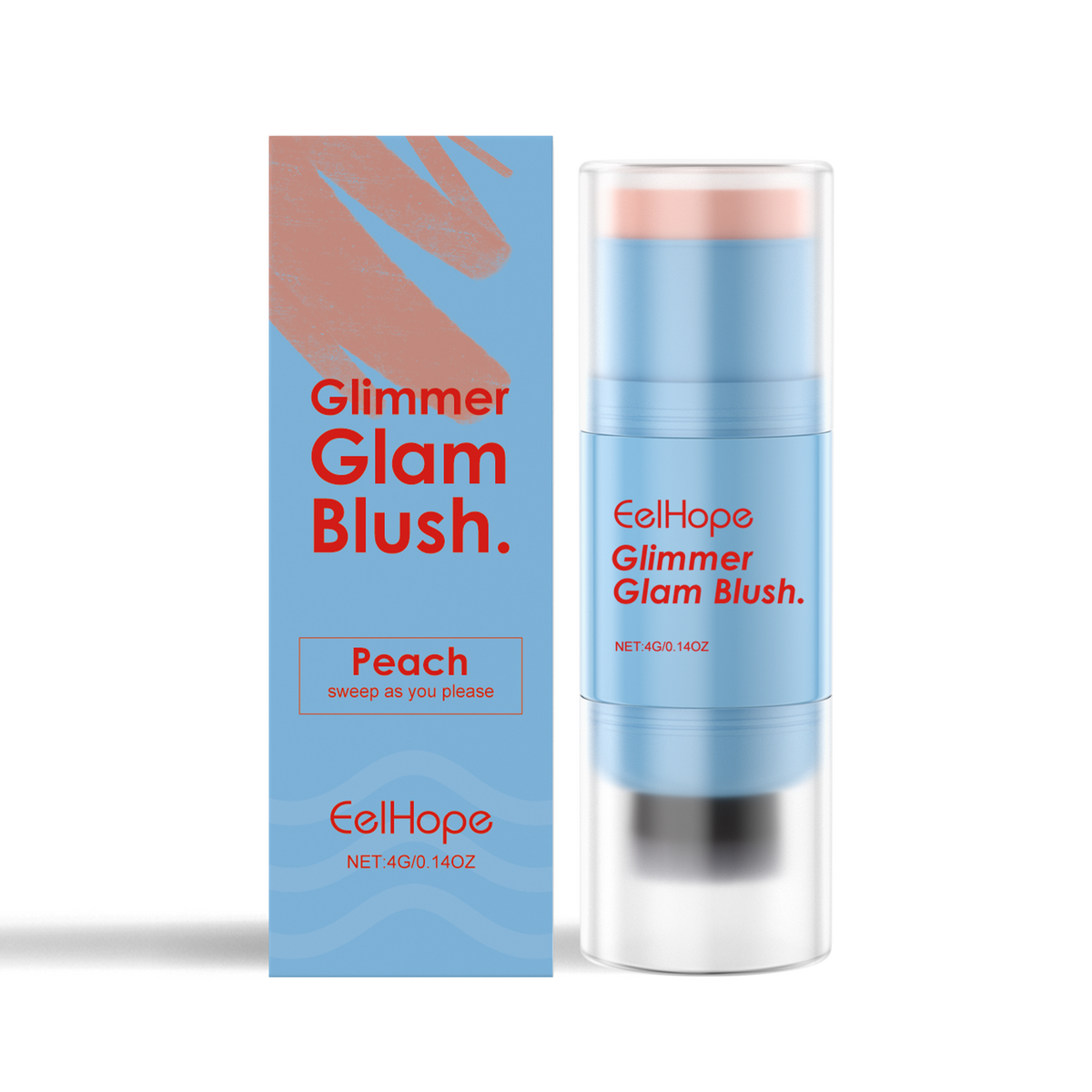 Double-Ended Blush Stick for Glowy Cheeks, Eyes & Lips