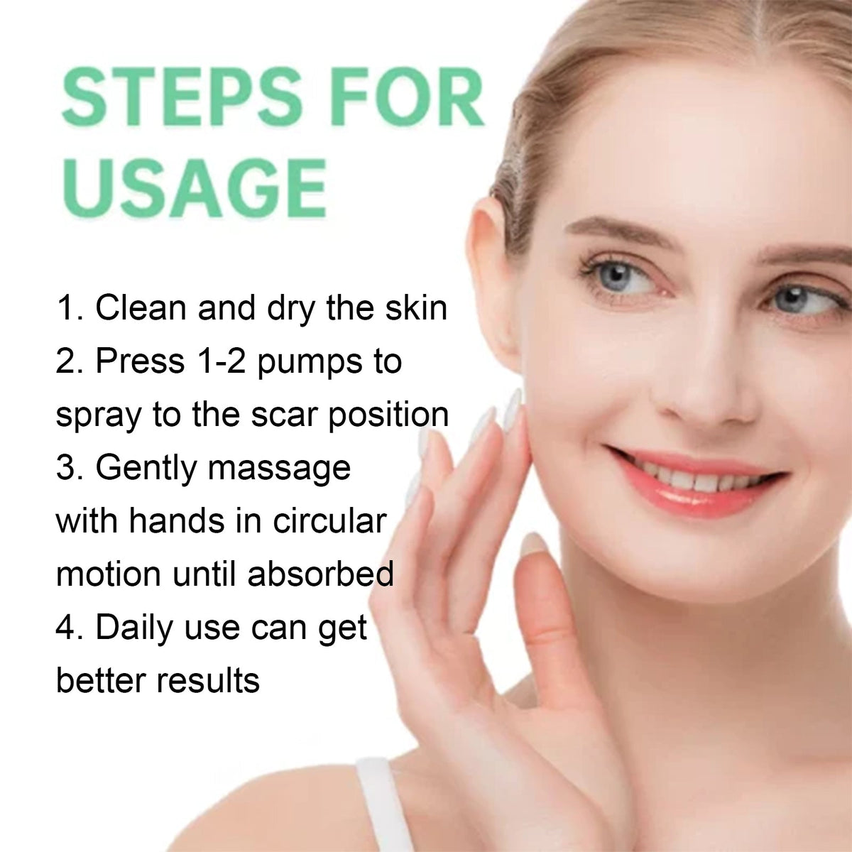 Scar Repair Spray for C-Section, Surgery & Acne Marks
